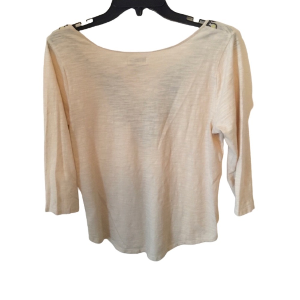 Lucky Brand women's NWT white Embroidered shirt size small - Picture 2 of 3
